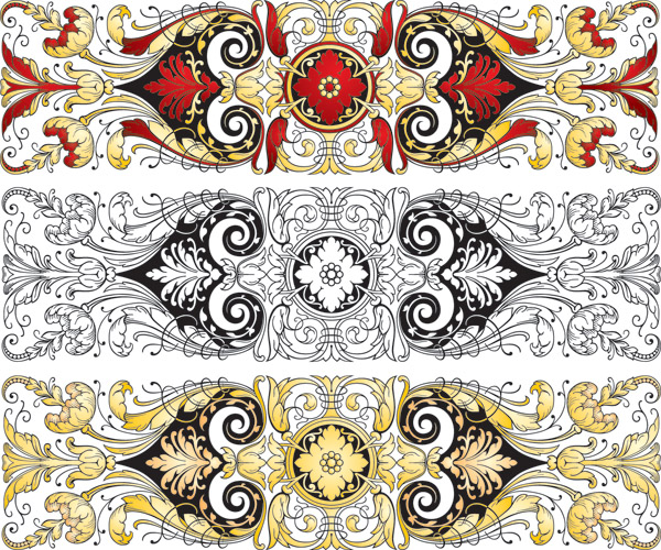 free vector Chinese classical pattern vector pattern